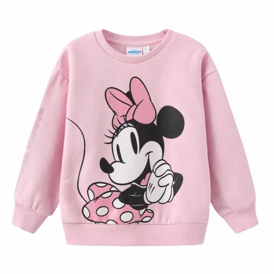 Детски горнища и пуловери Character Infant Crew Sweat Minnie Character Infant Crew Sweat Minnie Детски горнища и пуловери