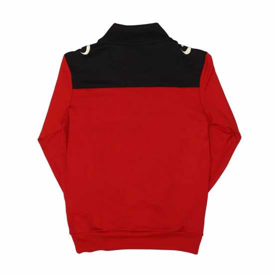 Sondico Kids' 1/4 Zip Fleece Червен/Черен 