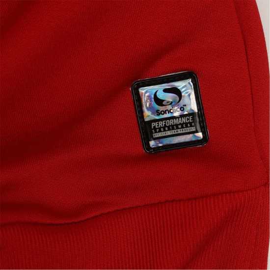 Sondico Kids' 1/4 Zip Fleece Червен/Черен 