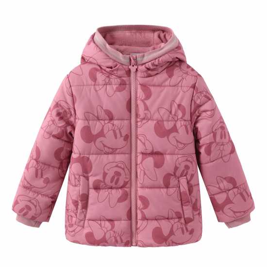 Детски якета и палта Character Pad Coat Infants Minnie Character Pad Coat Infants Minnie Детски якета и палта