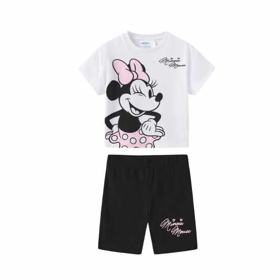 Character Infant Tee And Short Set Minnie Детско облекло с герои