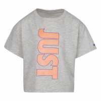 Nike Just Do It T-Shirt Infants Grey Heather Детски тениски и фланелки