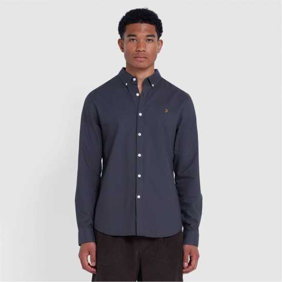 Тениска Farah Brewer Slim-Fit Shirt  