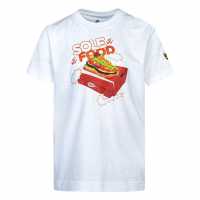 Nike Тениска Малко Момче Sole Food T Shirt Infant Boys White Детски тениски и фланелки