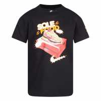 Nike Тениска Малко Момче Sole Food T Shirt Infant Boys Black Детски тениски и фланелки
