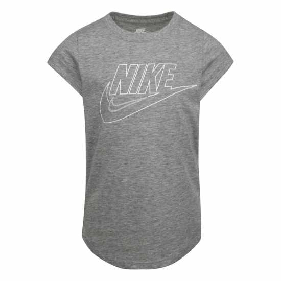 Nike Futura Scoop In99 Dk Grey Heather - Детски тениски и фланелки