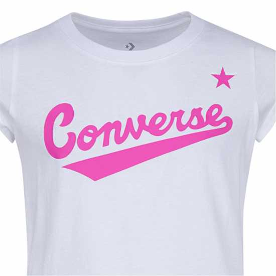 Converse Детска Тениска Nova Short Sleeve T Shirt Infant Girls  Детски тениски и фланелки