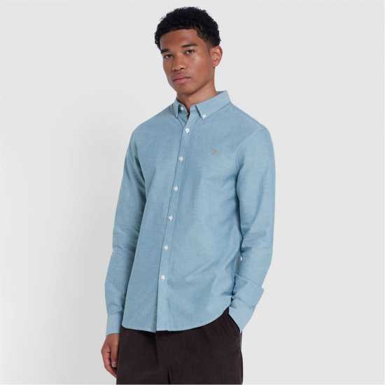 Тениска Farah Brewer Slim-Fit Shirt  