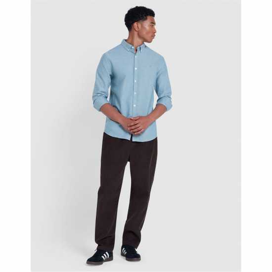 Тениска Farah Brewer Slim-Fit Shirt  