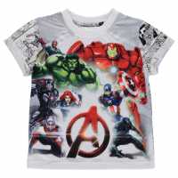 Character Short Sleeve Tee For Boys Avengers Детски тениски и фланелки