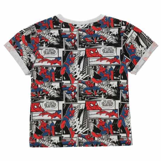 Character Short Sleeve T-Shirt Juniors Спайдърмен Детски тениски и фланелки