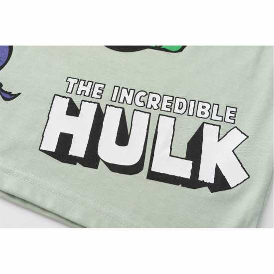 Детски тениски и фланелки Character Short Sleeve T-Shirt Juniors Халк Character Short Sleeve T-Shirt Juniors Халк Детски тениски и фланелки