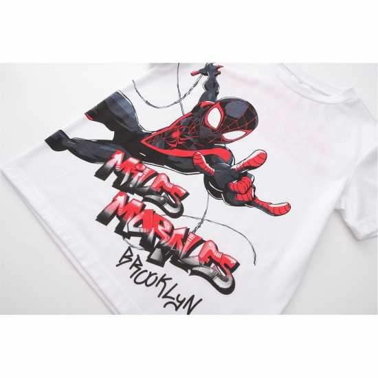 Детски тениски и фланелки Character Short Sleeve T-Shirt Juniors Майлс Моралес Character Short Sleeve T-Shirt Juniors Майлс Моралес Детски тениски и фланелки