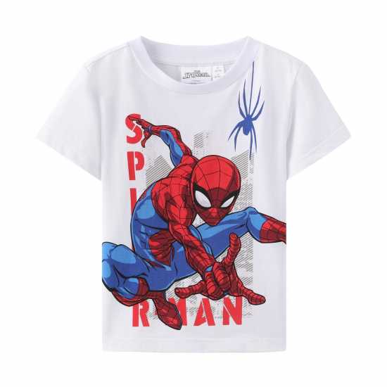 Character Short Sleeve T-Shirt Juniors Спайдърмен Детски тениски и фланелки
