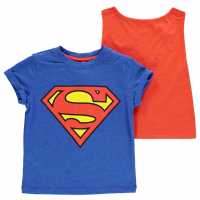 Character Тениска Short Sleeve T Shirt Boys Superman Детски тениски и фланелки