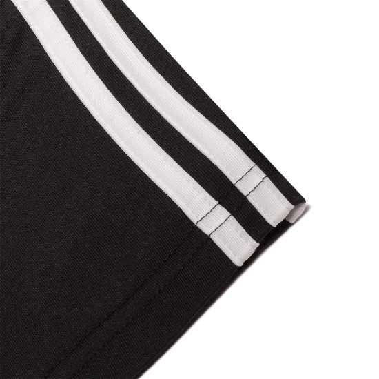 Adidas Infants 3Stripe Tee Black/White Детски тениски и фланелки