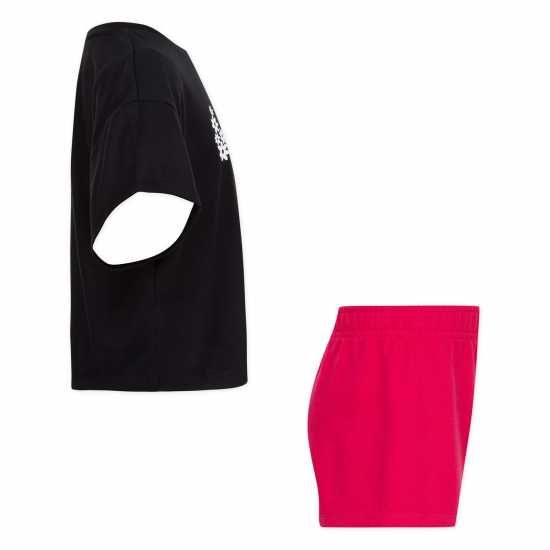 Nike Crop Set Girls Pink Детски тениски и фланелки
