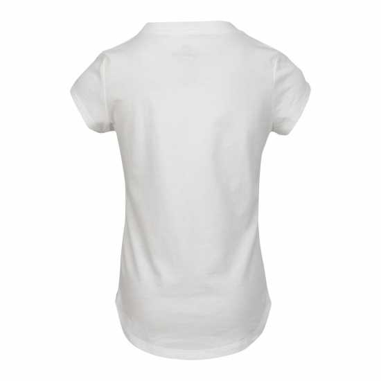 Nike Short Sleeve T-Shirt Infant Girls Бяло/Розово Nike Short Sleeve T-Shirt Infant Girls Бяло/Розово