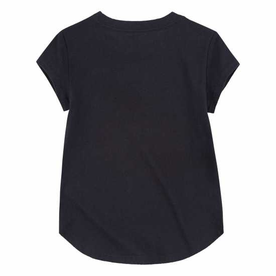 Nike Short Sleeve T-Shirt Infant Girls Черно/Бяло Nike Short Sleeve T-Shirt Infant Girls Черно/Бяло