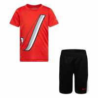 Nike Тениска Dri-Fit Short Sleeve T Shirt And Shorts Set  Детски тениски и фланелки