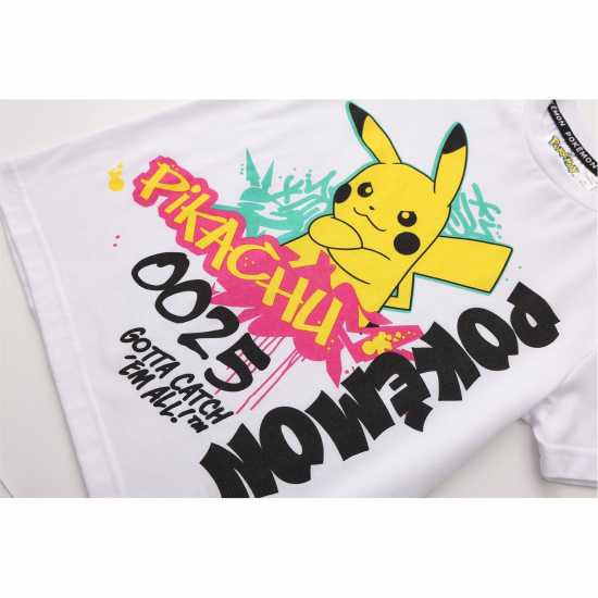 Character Short Sleeve T-Shirt Boys Pokemon 