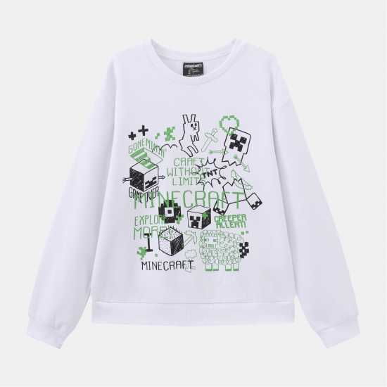 Character Crew Sweatshirt + Pants Set Juniors Minecraft 