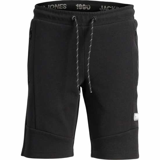 Jack And Jones Момчешки Къси Гащи Stair Sweat Shorts Junior Boys Black Детски къси панталони