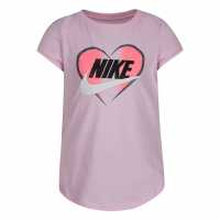 Nike Тениска Малко Момиче Heart T Shirt Infant Girls  Детски тениски и фланелки