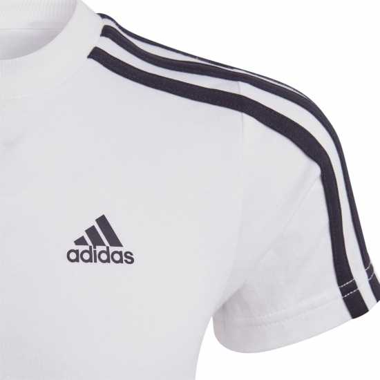 Adidas Тениска 3S Essentials T Shirt Infants White/Black Детски тениски и фланелки