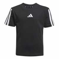 Adidas Тениска 3S Essentials T Shirt Infants Черно/Бяло Adidas Тениска 3S Essentials T Shirt Infants Черно/Бяло