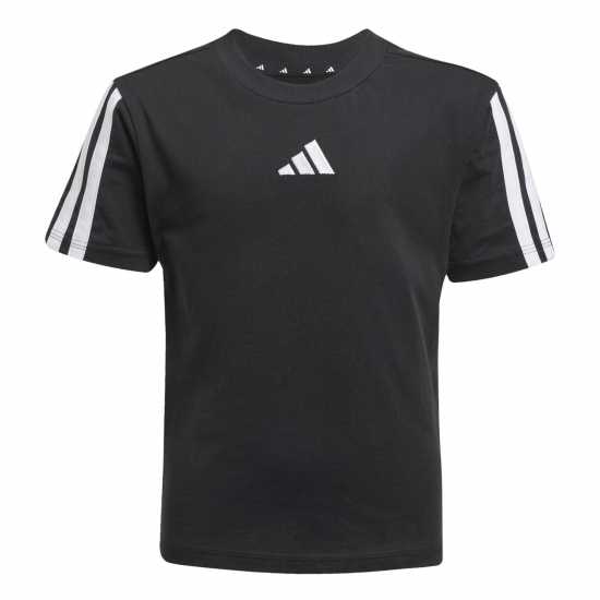 Adidas Тениска 3S Essentials T Shirt Infants Черно/Бяло 