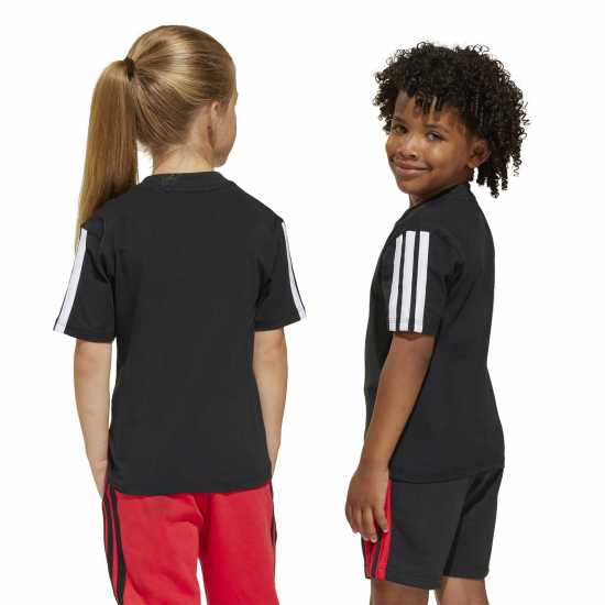 Adidas Тениска 3S Essentials T Shirt Infants Черно/Бяло 