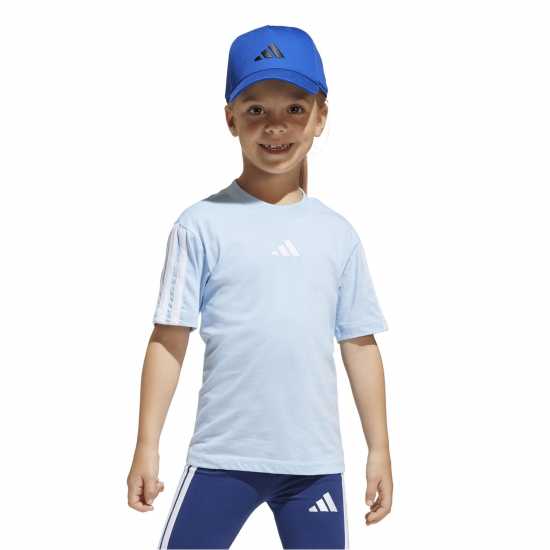 Adidas Тениска 3S Essentials T Shirt Infants Свети синьо Adidas Тениска 3S Essentials T Shirt Infants Свети синьо