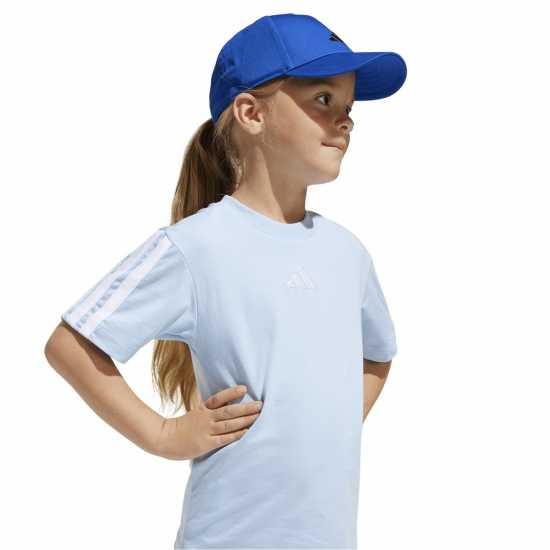 Adidas Тениска 3S Essentials T Shirt Infants Свети синьо Adidas Тениска 3S Essentials T Shirt Infants Свети синьо