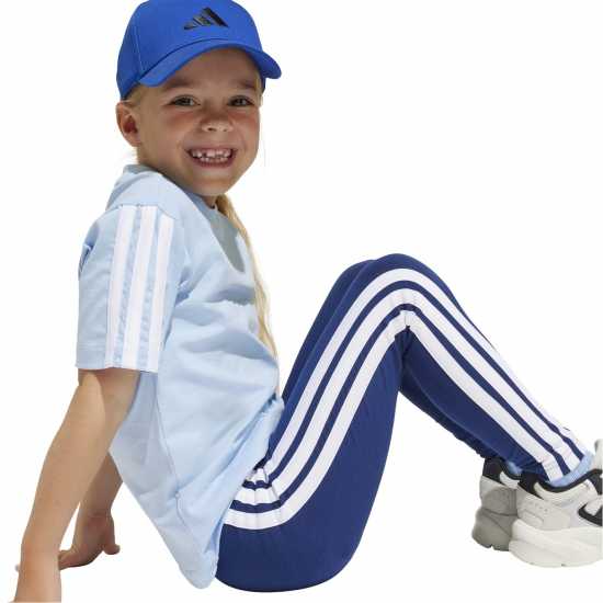 Adidas Тениска 3S Essentials T Shirt Infants Свети синьо Adidas Тениска 3S Essentials T Shirt Infants Свети синьо