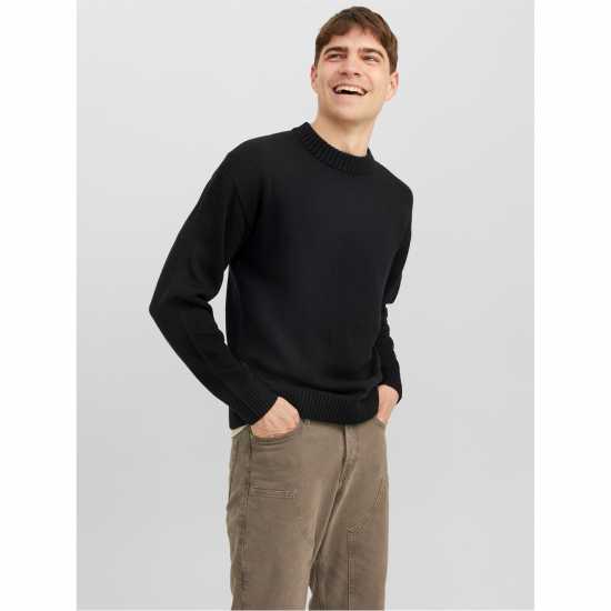 Мъжки пуловери и жилетки Блуза С Обло Деколте Jack And Jones Relax Crew Neck Jumper Черно Блуза С Обло Деколте Jack And Jones Relax Crew Neck Jumper Черно Мъжки пуловери и жилетки