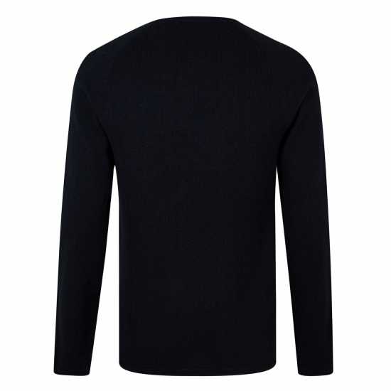 Jack And Jones Hill Crew Knit Sweatshirt Navy/Black Мъжки пуловери и жилетки