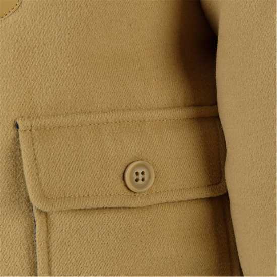 Ватирано Яке Boys Padded Jacket With Toggle Fastenings Beige  