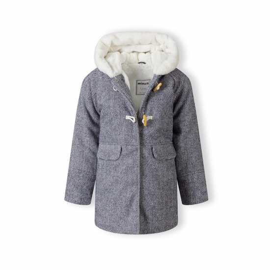 Ватирано Яке Girls Padded Jacket With Wool Blend Navy  