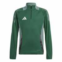 Adidas Unisex Kids' 1/4 Zip Fleece Dark Green 