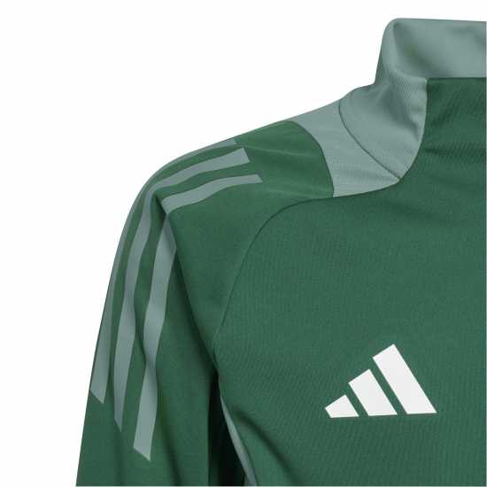 Adidas Unisex Kids' 1/4 Zip Fleece Dark Green 