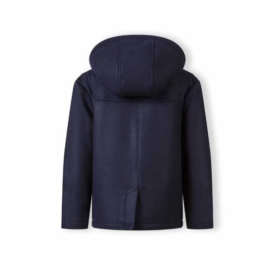 Boys Duffle Coat With Toggle Closure Navy  