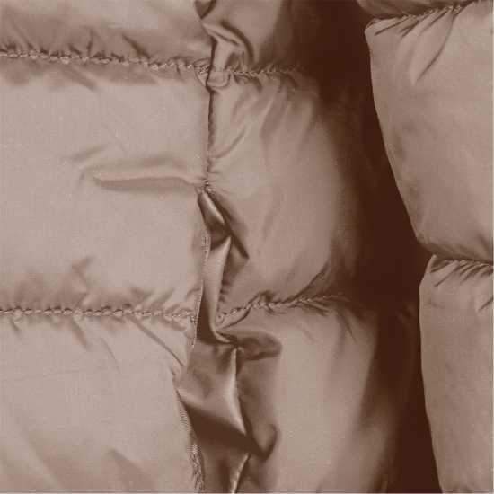 Ватирано Яке Minoti Girls Quilted Jacket With Zip Removable Hood Beige  