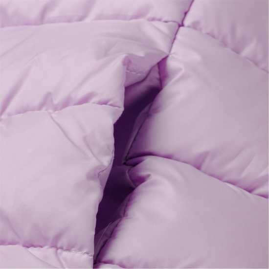 Ватирано Яке Girls Quilted Jacket Detachable Hood Lilac  