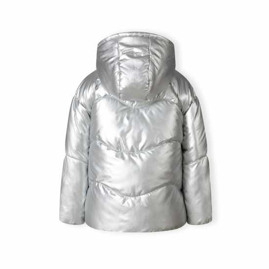 Ватирано Яке Girls Padded Jacket Metallic Silver  