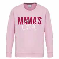 Awd Mothers Day Printed Infant Sweatshirt Mama's Girl 