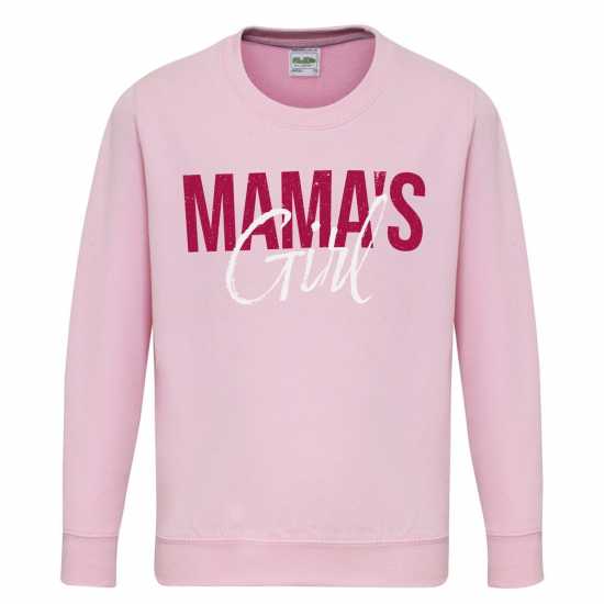 Awd Mothers Day Printed Infant Sweatshirt Mama's Girl 