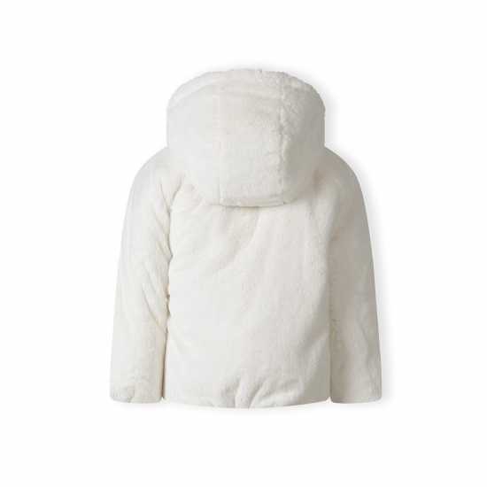 Двулицево Яке Girls Padded Reversible Jacket Metallic Purple  