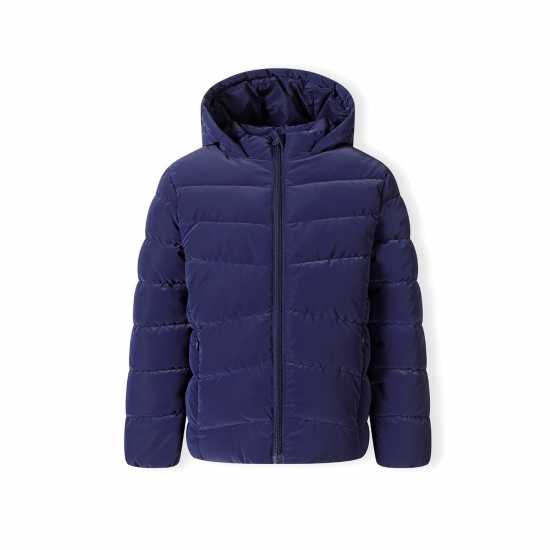 Ватирано Яке Girls Padded Jacket Velvet Feel Navy  