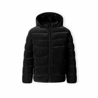 Ватирано Яке Girls Padded Jacket Velvet Feel Black  